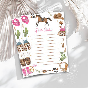 Carte de message de note de la capsule de temps We