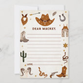 Carte de message de note de la capsule de temps We (Devant)