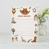 Carte de message de note de la capsule de temps We (Debout devant)