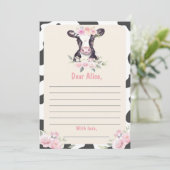 Carte de message de note de la Capsule pour l'heur (Debout devant)