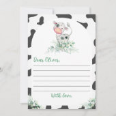 Carte de message de note de la Capsule pour l'heur (Devant)