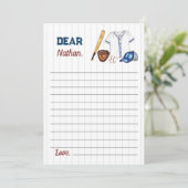 Carte de message de note de l'heure d'anniversaire (Debout devant)