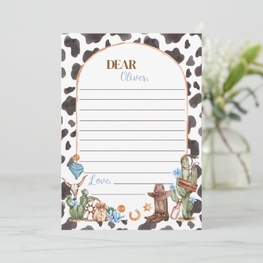 Carte de message de note de temps de capsule Highl (Debout devant)