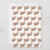 Carte de message de note de temps de l'avion vinta (Dos)