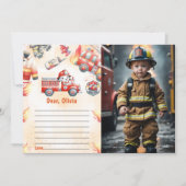 Carte de message de note de temps du camion d'ince (Devant)