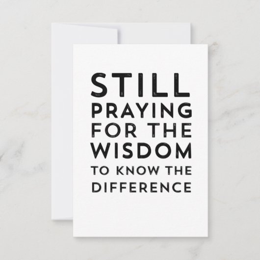 Carte de message de prière pour une Sérénité Hilai (Devant)