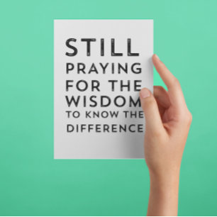 Carte de message de prière pour une Sérénité Hilai