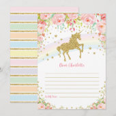 Carte de message de roses de rose de capsule de (Devant / Derrière)