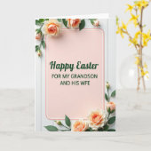Carte de message du jardin de roses (Fleur jaune)