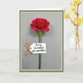 Carte de message Fleur Écarlate (Fleur jaune)