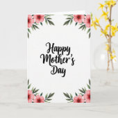 Carte de message Floral Corner (Fleur jaune)