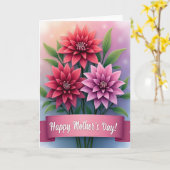 Carte de message floral dégradé (Fleur jaune)