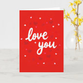 Carte de Message Je T'Aime (Fleur jaune)