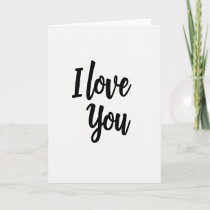 Carte de Message Je T'Aime