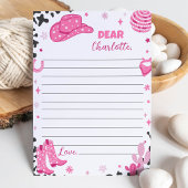 Carte de message pour la capsule de l'heure d'anni