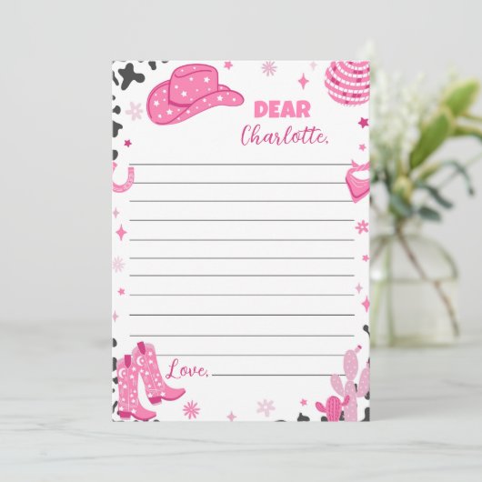 Carte de message pour la capsule de l'heure d'anni (Debout devant)