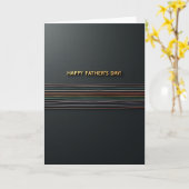 Carte de Message pour la Fête des Pères Glow (Fleur jaune)