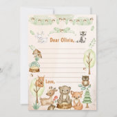 Carte de message pour la note d'heure d'anniversai (Devant)