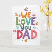 Carte de message pour Papas Sculptés (Fleur jaune)