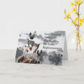 Carte de message prophétique pour appel (Fleur jaune)