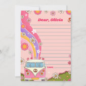 Carte de message super Retro Floral Time Capsule N (Devant)