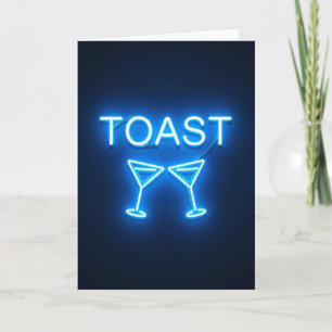 Carte de Message Toast Lumineux