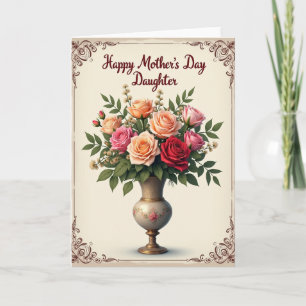 Carte de message vintage Mothers Love