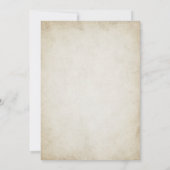 Carte de message Western Rustic Time Capsule (Dos)