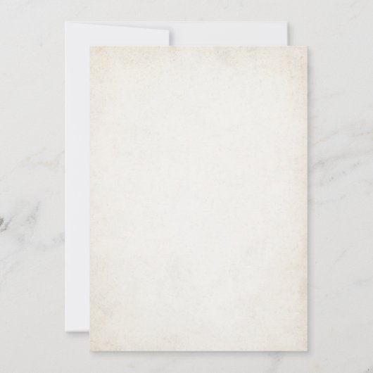 Carte de message Western Rustic Time Capsule (Dos)