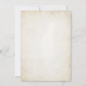 Carte de message Western Rustic Time Capsule (Dos)