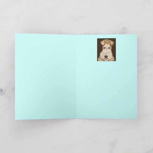 Carte de messagerie fox à poils durs (Intérieur)