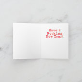 Carte de métaux lourds de carte de Noël de klaxons (Intérieur)