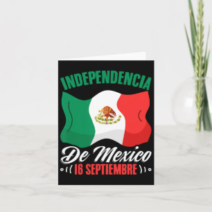Carte De Mexico 16 Septembre Indépendance mexicaine