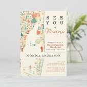 Carte de Miami Beach Bachelorette Heekend Itinérai (Debout devant)