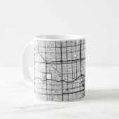Carte de Miami, Floride | Café Mug (Devant gauche)