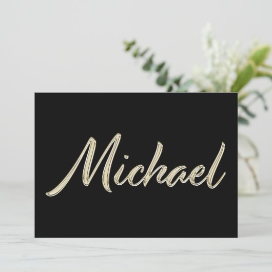 Carte de Michael White (Debout devant)