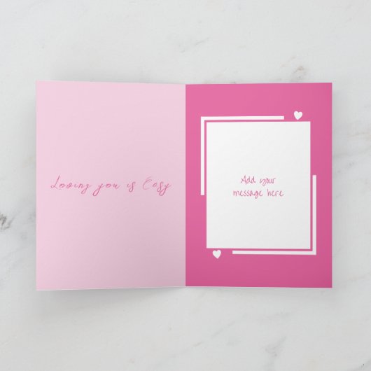 Carte De mignons inséparables nomment la Saint-Valentin (Intérieur)