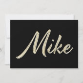 Carte de Mike White (Devant)