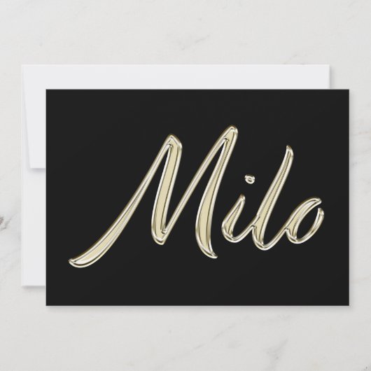 Carte de Milo White Gold (Devant)