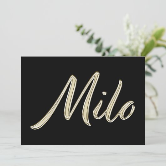 Carte de Milo White Gold (Debout devant)