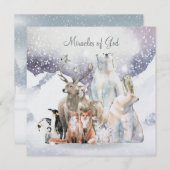 Carte de miracles des dieux de vacances de scène d (Devant / Derrière)