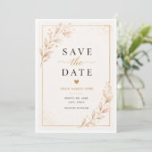 Carte de mise à jour Cœurs et Feuilles (Debout devant)