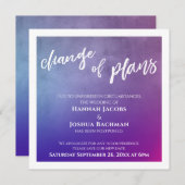 Carte de mise à jour du Mariage différé violet, ro (Devant / Derrière)