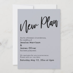 Carte de mise à jour du nouveau plan Mariage repor