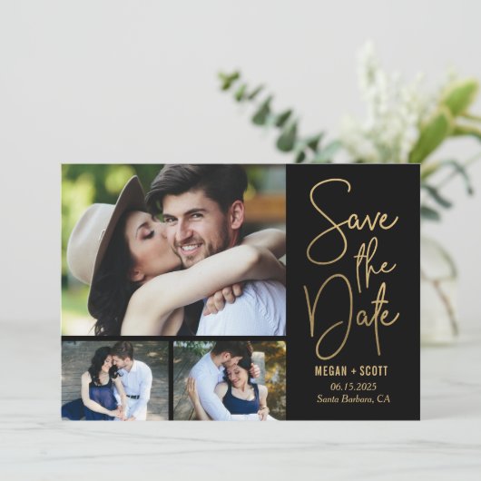 Carte de mise à jour éditable Chic ÉDITABLE COULEU (Debout devant)