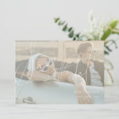 Carte de mise à jour minimale "Save the date" (Debout devant)