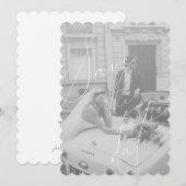 Carte de mise à jour minimale "Save the date" (Devant / Derrière)