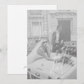 Carte de mise à jour minimale "Save the date" (Devant / Derrière)