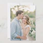 Carte de mise en conserve florale à cadre doré élé (Dos)