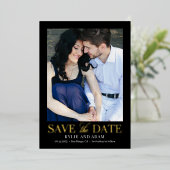 Carte de mise en demeure "Simple Frame" en feuille (Debout devant)